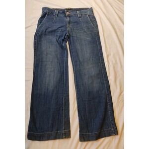 Levi's Flare SZ 10 Women's Blue Jeans 70's Bell‎ Bottom Grunge Hippie Boho Retro